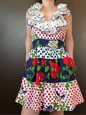 Vintage Oscar De La Renta mini dress